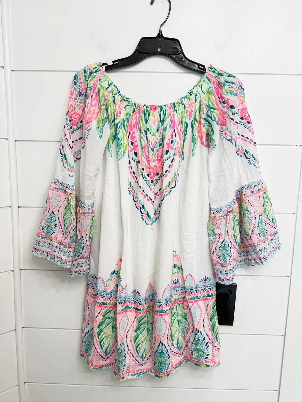 Lilly Pulitzer Coconut Coast Nevie Off-Shoulder Mini Dress Size XS 36618_6